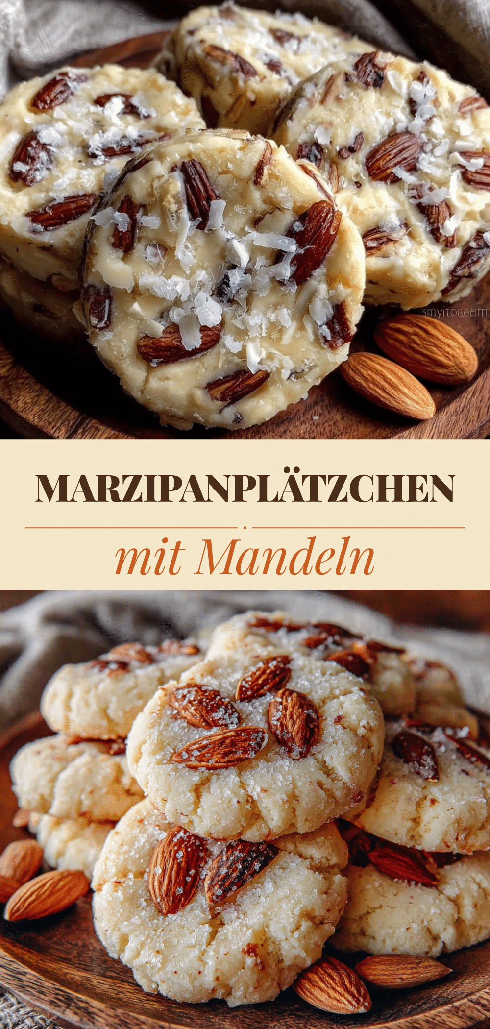 Weiche Marzipanplätzchen: 5 Min. Weihnachts-Klassiker 5 weiche Marzipanplätzchen recipe