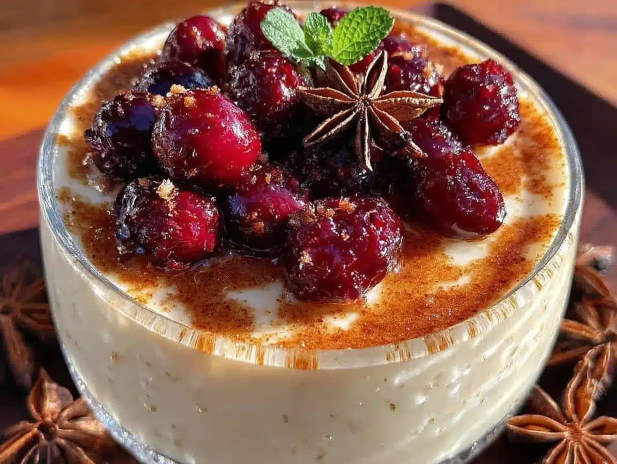 Weihnachts Panna-Cotta mit Glühweinkirschen: Leckere & Einfache Festtags-Dessert 4 Weihnachts Panna-Cotta mit Glühweinkirschen preparation steps