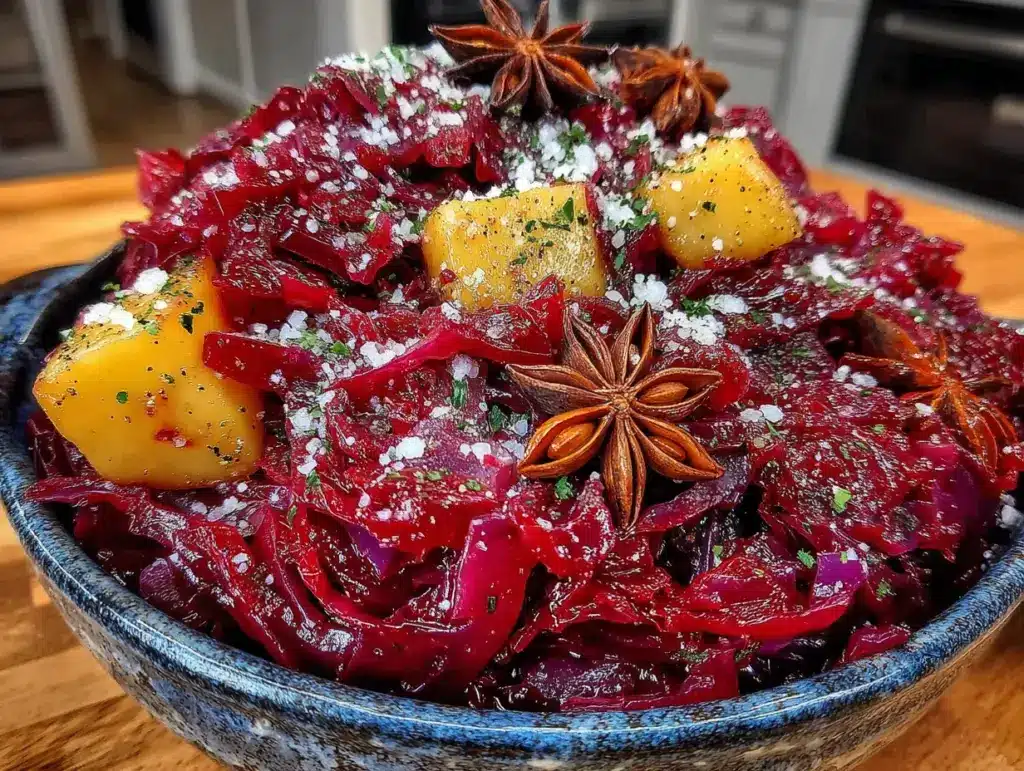 Weihnachts-Rotkohl mit Apfel - featured image