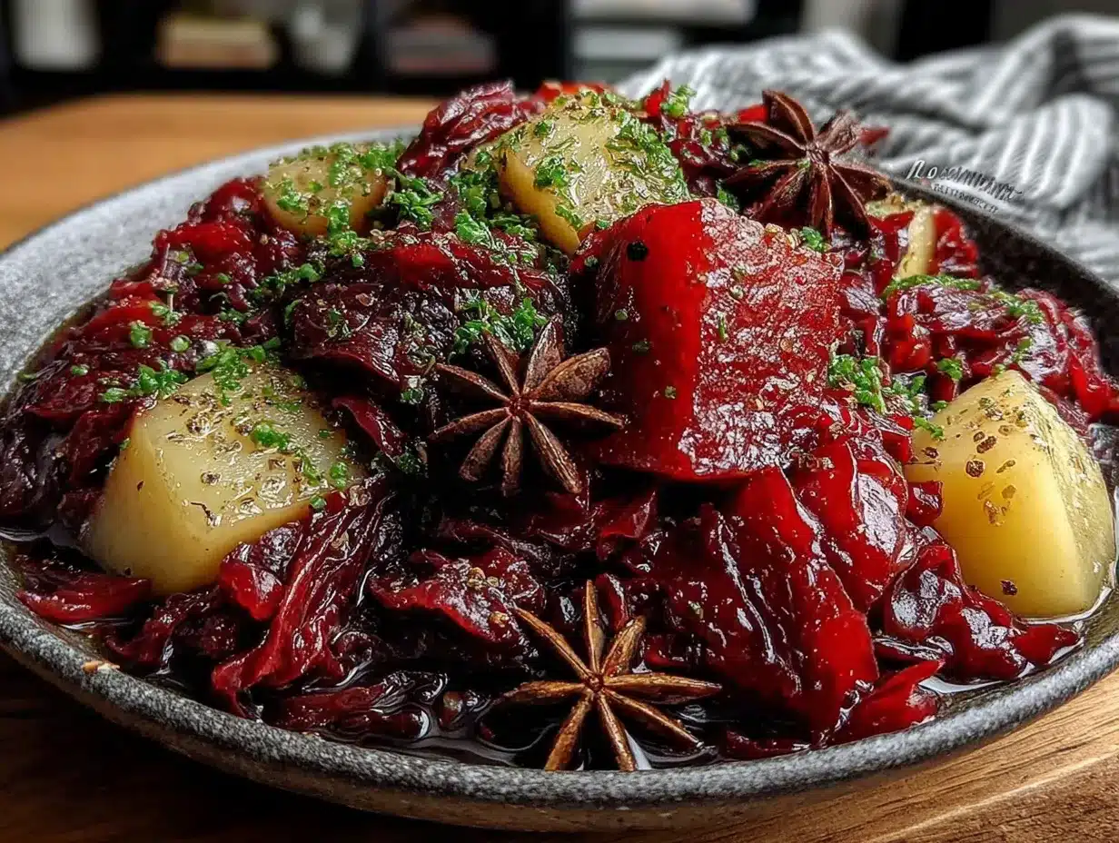 Weihnachts-Rotkohl mit Apfel: Das perfekte, leichte 30-Minuten-Rezept 4 Weihnachts-Rotkohl mit Apfel preparation steps