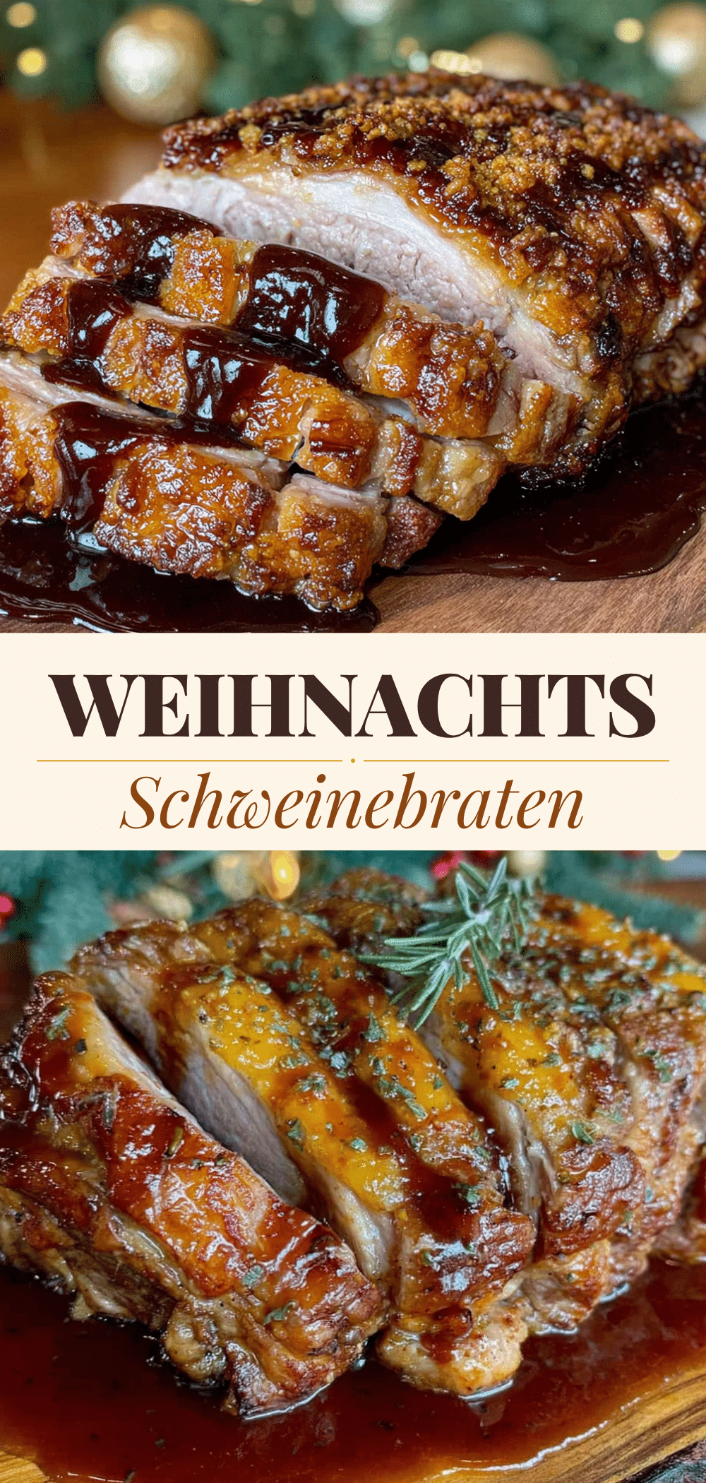 Weihnachts-Schweinebraten: 5 Schritte & Saftig 5 Weihnachts-Schweinebraten mit Biersoße recipe