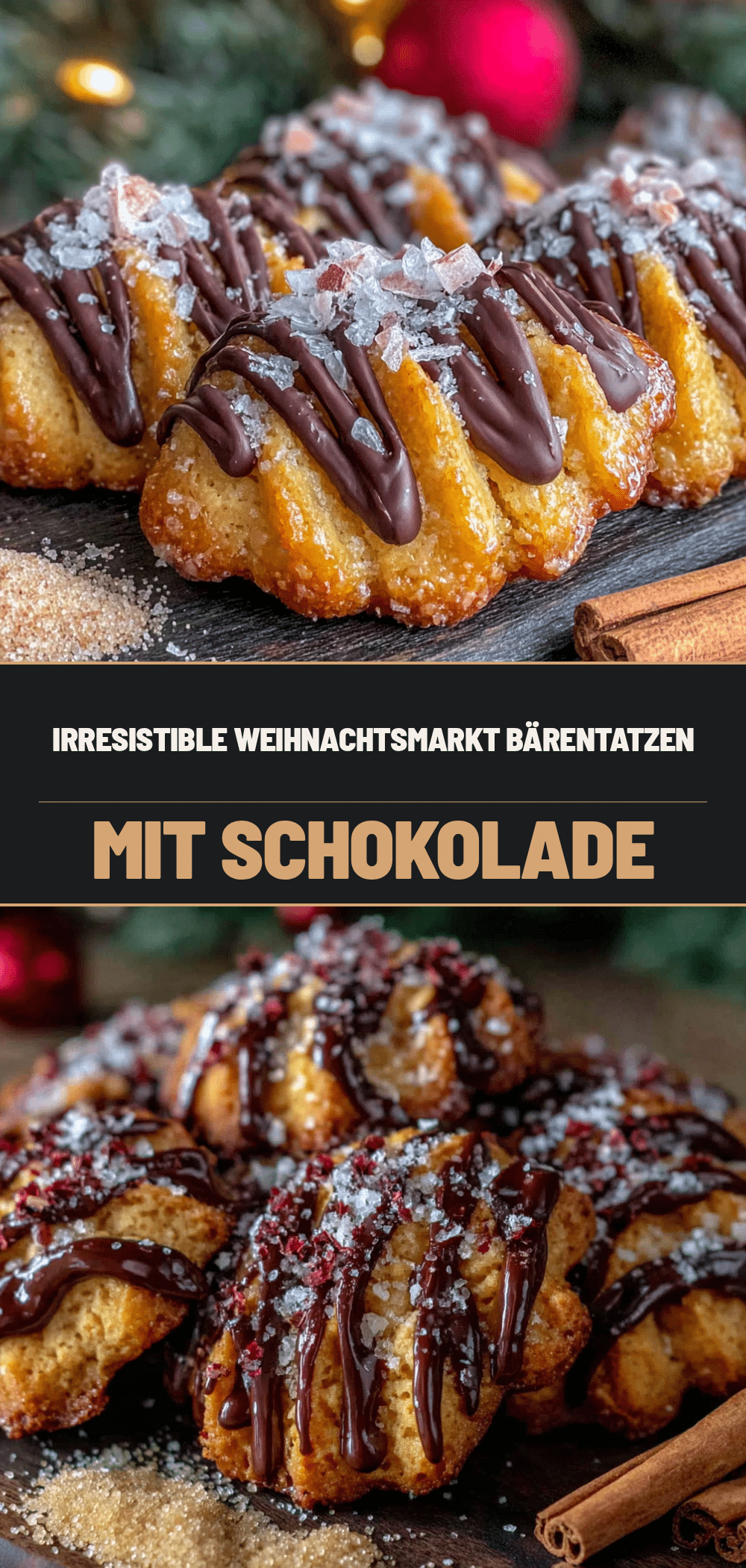 Weihnachtsmarkt Bärentatzen: Easy 30-Min. Schokoleckerli 5 Weihnachtsmarkt Bärentatzen recipe