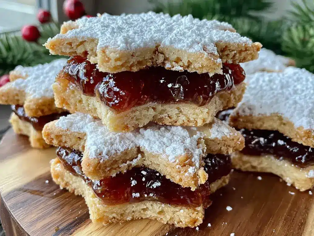 Zarte Linzer Plätzchen - featured image